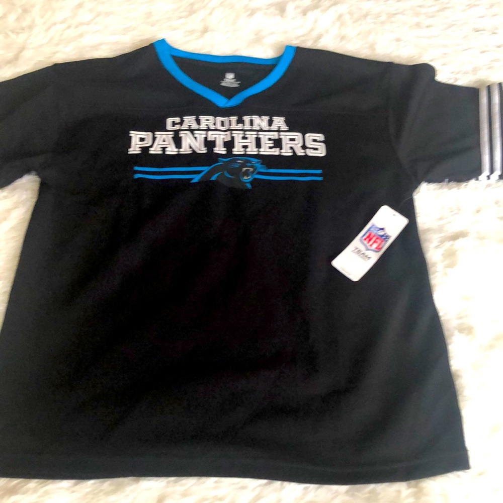 NFL team apparel Jersey Carolina Panthers youth size XXL